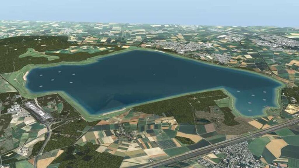 Landschaftsaufnahme Zukunftslandschaft Hambach