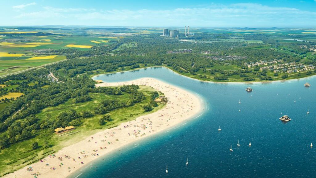 Landschaftsaufnahme Naturbiotop Inden